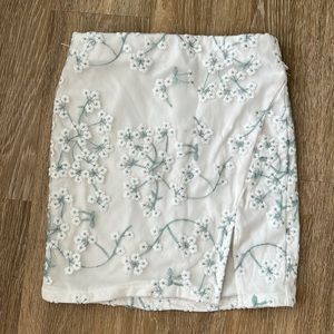 floral skirt